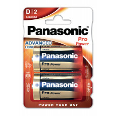 PANASONIC 00215999 LR20PPG/2BP D Batterie, Alkaline, 1.5 Volt
