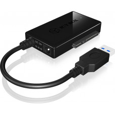 RAIDSONIC USB 3.0 Adapter für 2.5 Zoll, 3.5 Zoll oder 5.25 Zoll SATA Geräte, Schwarz