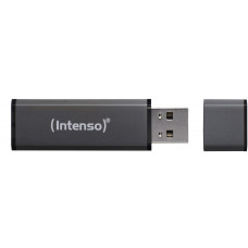 INTENSO Alu Line USB-Stick, 16 GB, 28 MB/s, Anthrazit