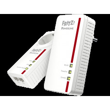 AVM FRITZ!Powerline 1260E WLAN Set Powerline Adapter 1200 Mbit/s Kabellos und Kabelgebunden