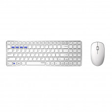 RAPOO 9300M, Tastatur & Maus Set, kabellos, Weiß