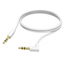 HAMA 1 m 3.5-mm-Klinken-Stecker Audio Kabel Weiß