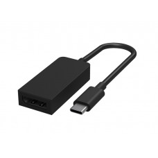 MICROSOFT USB-C zu Display Port-Adapter, Schwarz