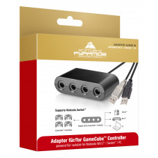 SOFTWARE PYRAMIDE Switchadapter für Gamecubecontroller Nintendo Switch Adapter, Schwarz