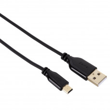 HAMA 0.75 m USB 2.0, Anschlusskabel, Schwarz