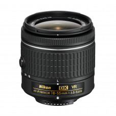 NIKON AF-P DX VR 18 mm - 55 mm f/3.5-5.6 AF-P, DX, VR (Objektiv für Nikon F-Mount, Schwarz)